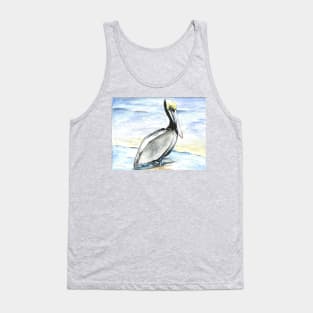 Pelican on the Beach Tank Top